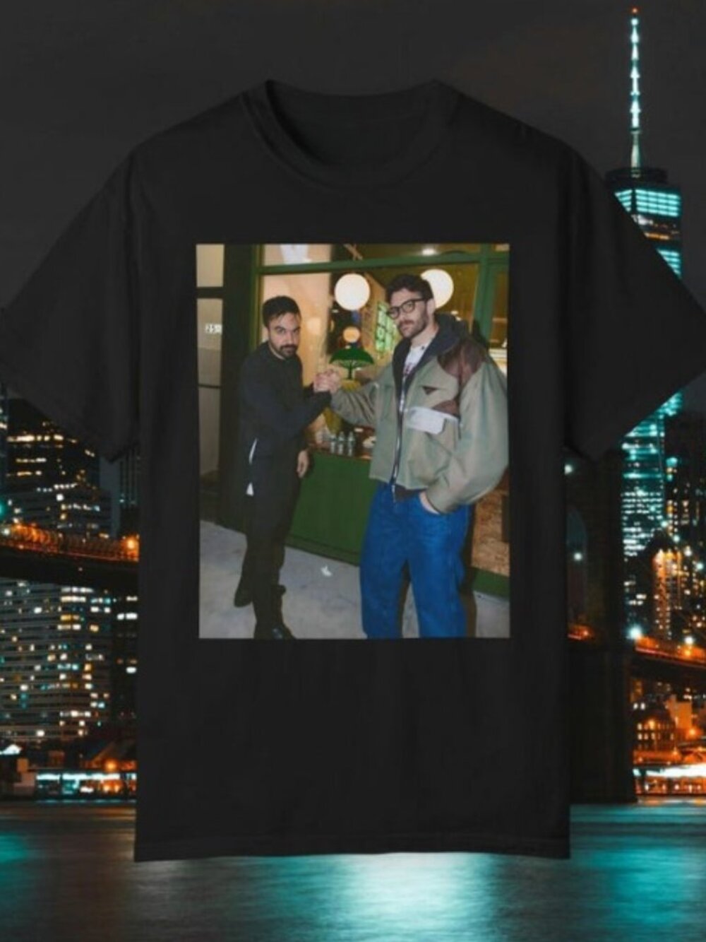 Mamdani Hasan Piker Portrait TShirt, Zohran for Mayor NYC Election Tee